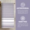 100% Pure Bamboo Bath Towel Highly Absorbent – Soft, Eco-Friendly
