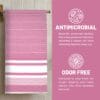 100% Pure Bamboo Bath Towel Highly Absorbent – Soft, Eco-Friendly