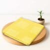 Zahya Bamboo Bath Towel – Yellow Zahya 100% pure bamboo bath towel in yellow color, folded, lightweight and quick-dry, large size