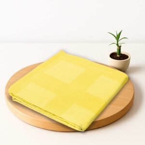 100% Pure Bamboo Bath Towels – Pin Stripe - Yellow