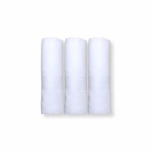 Pure Cotton Handkerchief – Plain White, Soft & Absorbent