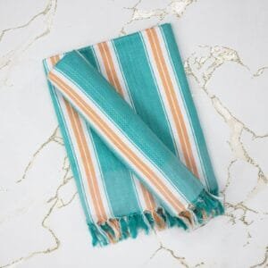 100% Cotton Bath Towels 30x60 Inch, Pack of 2, Quick Dry - Tropical