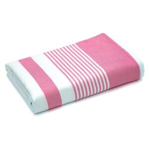 100% Pure Bamboo Bath Towel Highly Absorbent – Soft, Eco-Friendly - Pink