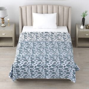 100% Pure Cotton 3-Layer Reversible Dohar – Printed & Breathable
