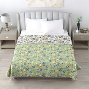 100% Pure Cotton 3-Layer Reversible Dohar – Printed & Breathable