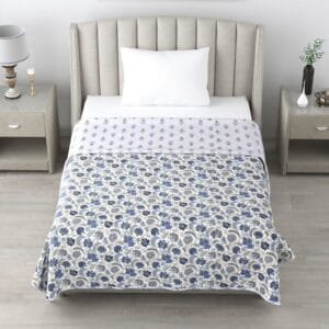 100% Pure Cotton 3-Layer Reversible Dohar – Printed & Breathable