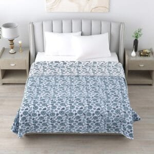100% Pure Cotton 3-Layer Reversible Dohar – Printed & Breathable
