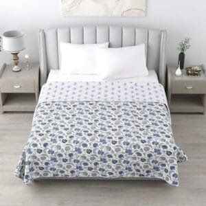100% Pure Cotton 3-Layer Reversible Dohar – Printed & Breathable