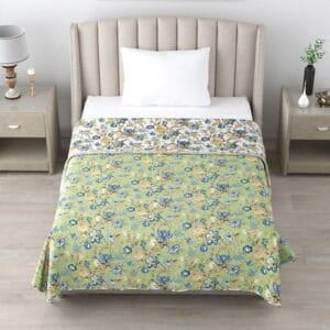 100% Pure Cotton 3-Layer Reversible Dohar – Printed & Breathable