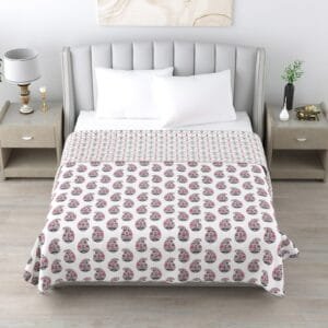 100% Pure Cotton 3-Layer Reversible Dohar – Printed & Breathable