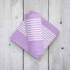 Natural Cotton Bath Towel 27x42 Inch, Pack of 2 – Soft and Absorbent - Mauve