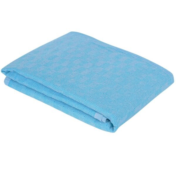 ZAHYA Mint Bath Towel 100% Fine Cotton - Azure Blue