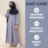 Abaya - Womens Ihram Dress for Hajj & Umrah - XL - Grey