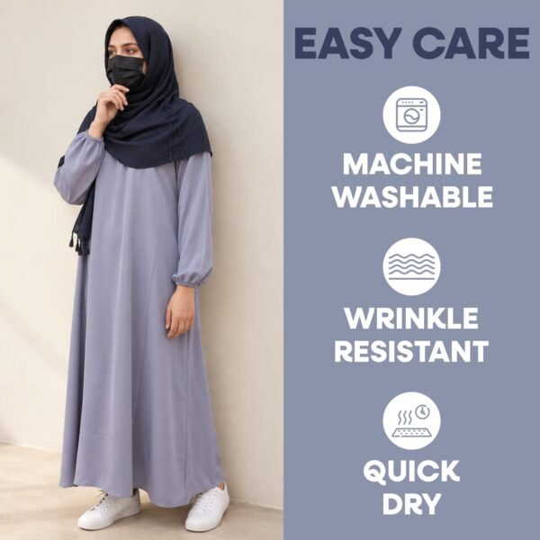 Abaya - Womens Ihram Dress for Hajj & Umrah - XL - Grey