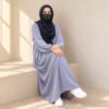 Abaya - Womens Ihram Dress for Hajj & Umrah - XL - Grey