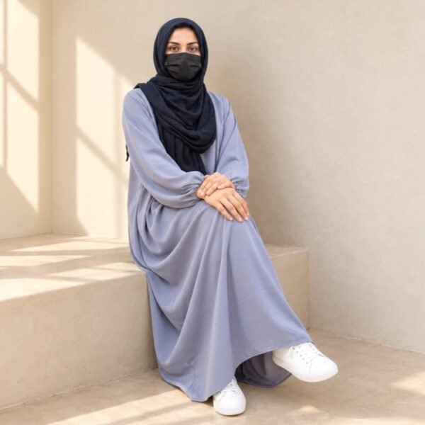 Abaya - Womens Ihram Dress for Hajj & Umrah - XL - Grey