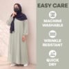 02 Abaya - Womens Ihram Dress for Hajj & Umrah - XXL - Pista Green