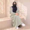 04 Abaya - Womens Ihram Dress for Hajj & Umrah - XXL - Pista Green